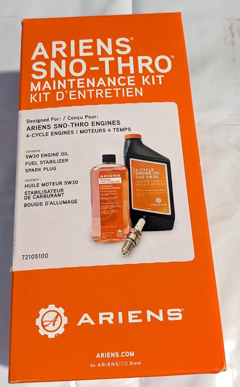 Ariens 72105100 5W-30 Snowblower Engine Maintenance Kit - Image 2